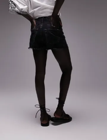 Pantaloni scurti Top Shop, negru