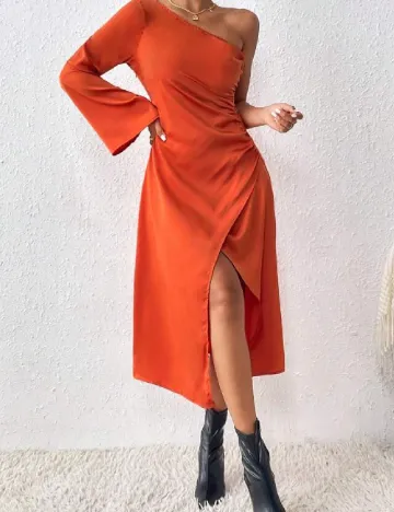 Rochie medie SHEIN, portocaliu