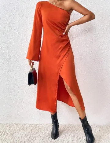 Rochie medie SHEIN, portocaliu