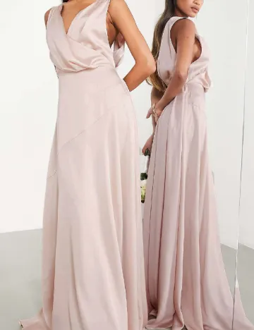 Rochie lunga ASOS, roz Roz