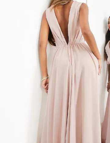 Rochie lunga ASOS, roz Roz