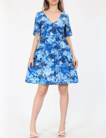 Rochie scurta Vero Moda, albastru Albastru