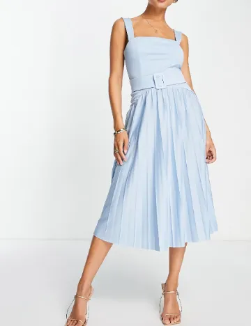 Rochie medie ASOS, albastru