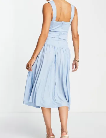 Rochie medie ASOS, albastru