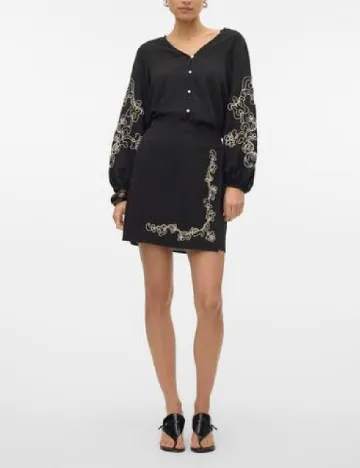 Fusta Vero Moda, negru Negru