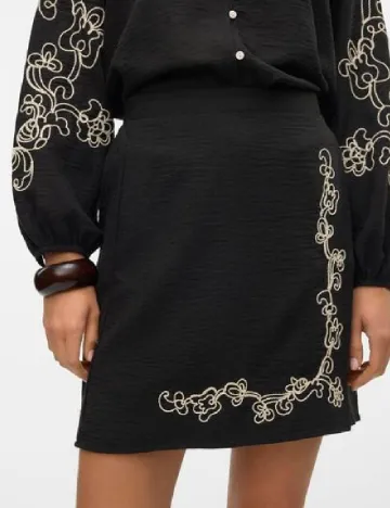 Fusta Vero Moda, negru Negru