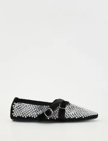 Balerini Reserved, negru/gri