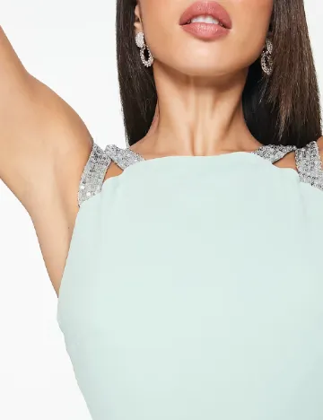 Rochie lunga TFNC London, verde