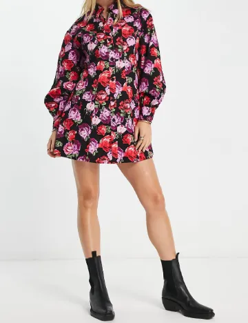Rochie scurta ASOS, floral print Floral print