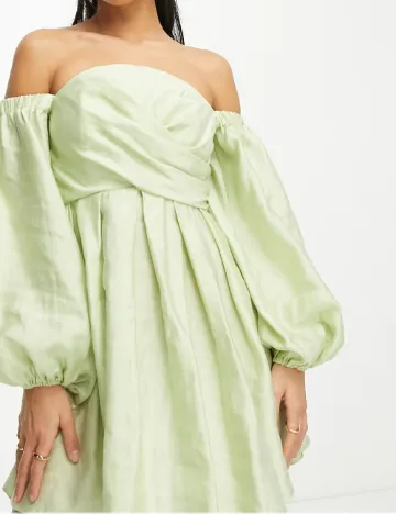 Rochie scurta ASOS, verde Verde