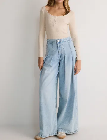 Bluza Reserved, crem Crem