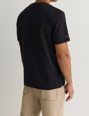 Tricou Reserved, negru