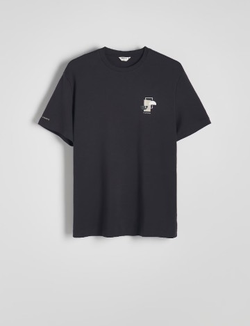 Tricou Reserved, negru