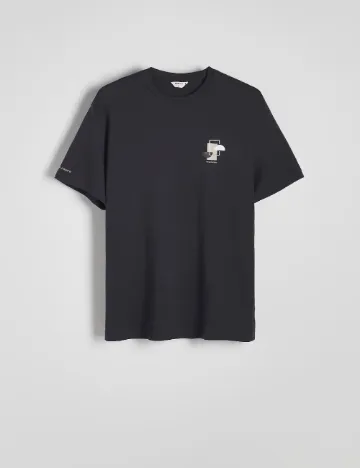 Tricou Reserved, negru