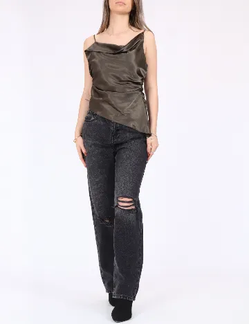 Maiou Top Shop, verde inchis Verde