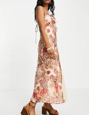 Rochie lunga ASOS, floral print
