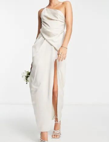 Rochie lunga ASOS, ecru Alb