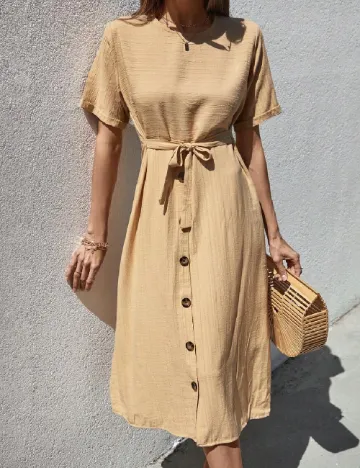 Rochie medie SHEIN, maro