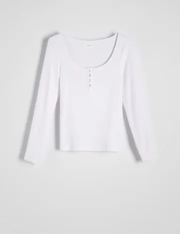 Bluza Reserved, alb