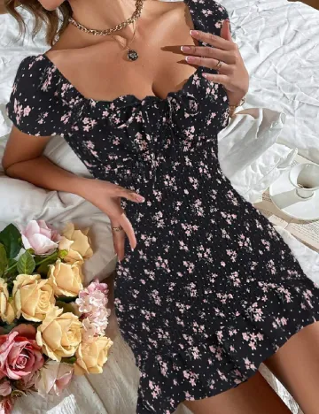 Rochie scurta SHEIN, negru Negru