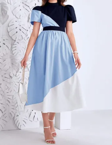 Rochie medie SHEIN, albastru Albastru