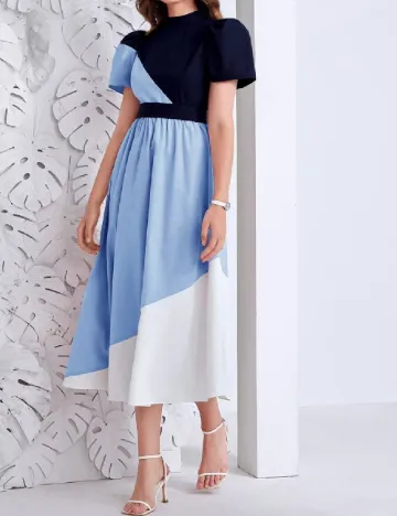 Rochie medie SHEIN, albastru Albastru