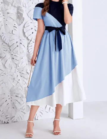 Rochie medie SHEIN, albastru Albastru