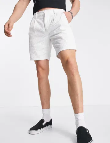 Pantaloni scurti ASOS, alb