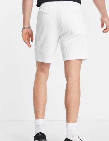 Pantaloni scurti ASOS, alb
