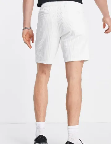 Pantaloni scurti ASOS, alb