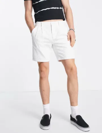 Pantaloni scurti ASOS, alb