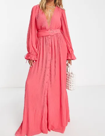 Rochie lunga ASOS, roz Roz