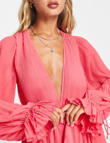 Rochie lunga ASOS, roz Roz
