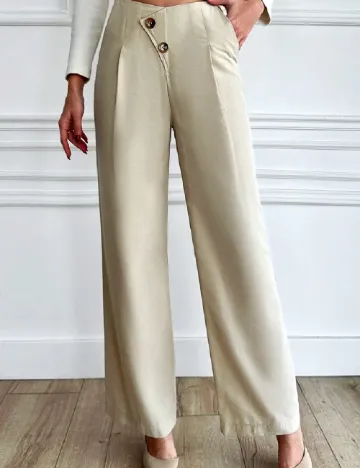 Pantaloni SHEIN, bej Crem