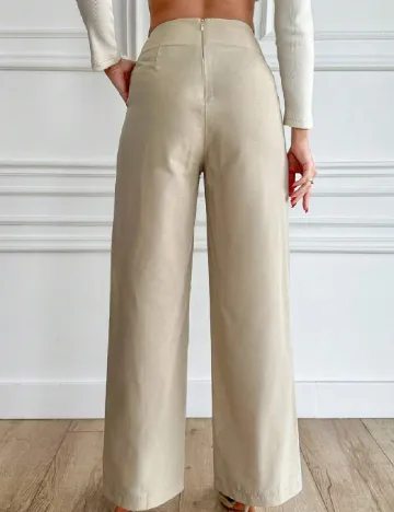 Pantaloni SHEIN, bej Crem