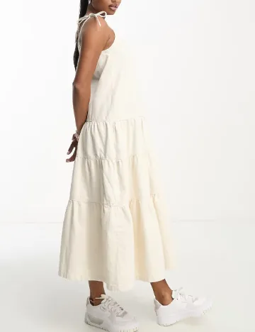 Rochie lunga ASOS, crem