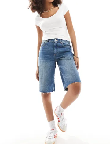 Pantaloni scurti ASOS, albastru