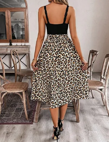 Rochie medie SHEIN, animal print Animal print