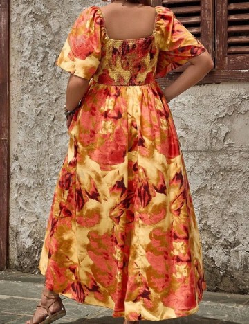Rochie lunga SHEIN CURVE, mix culori