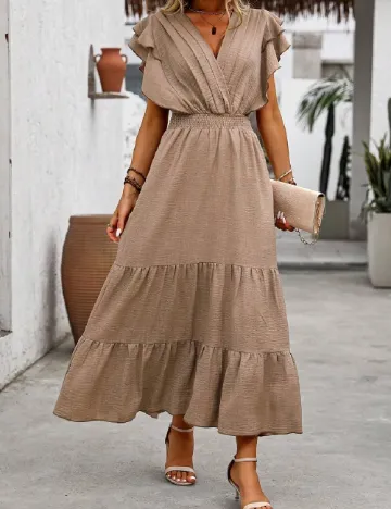 Rochie lunga SHEIN, maro Maro
