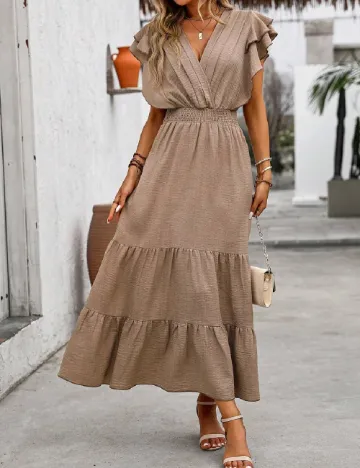 Rochie lunga SHEIN, maro Maro
