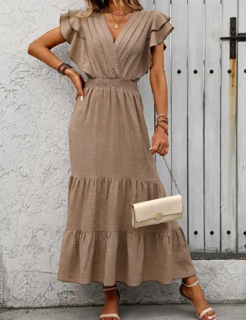 Rochie lunga SHEIN, maro Maro