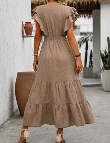 Rochie lunga SHEIN, maro Maro