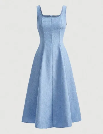 Rochie lunga SHEIN, albastru Albastru