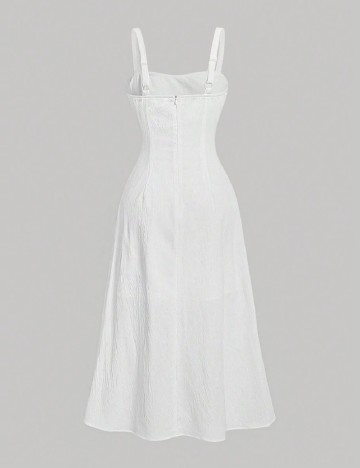 Rochie medie SHEIN, alb