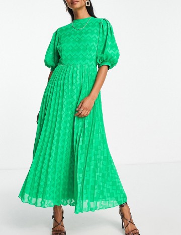Rochie lunga ASOS, verde
