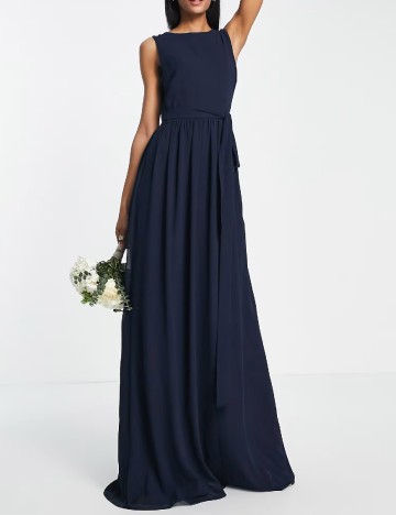 Rochie lunga TFNC London, albastru