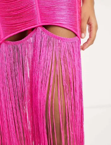 Rochie medie ASOS, roz Roz