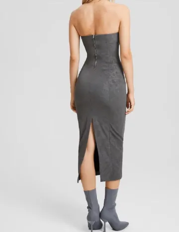 Rochie medie Bershka, gri Gri