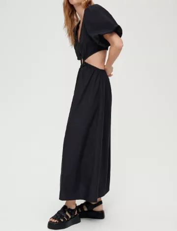 Rochie lunga Q/S, negru Negru